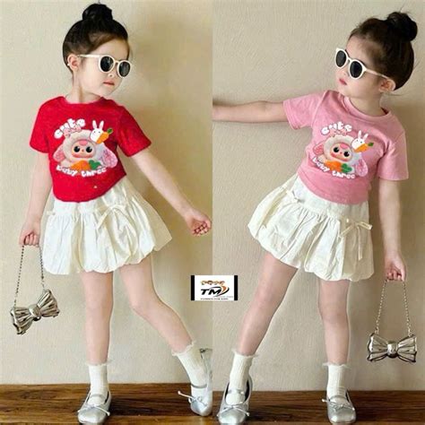 Super Hot Babythree And Labubu Baby Girl Dress Set Kg Baby Store Rustic House Shopee