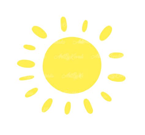 Sun Png Sun Clipart Sun Clip Art Digital Download Etsy