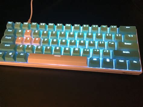 Rk Royal Kludge Rk Wired Mechanical Gaming Keyboard Rgb Backlit Ultra Compact Hot