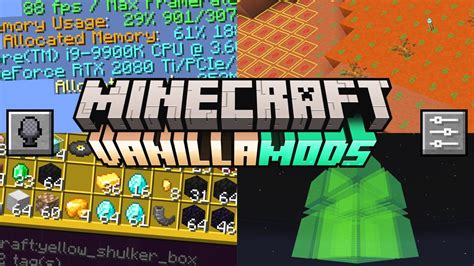 Enhance Minecraft With These Vanilla Mods Minecraft Youtube