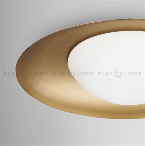 ALON CH - Потолочный светильник с круглым плафоном из стекла на ...