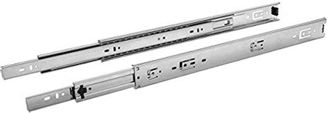 Ketan Ball Bearing Telescopic Channel Drawer Slides 18 Inch Zink Finish