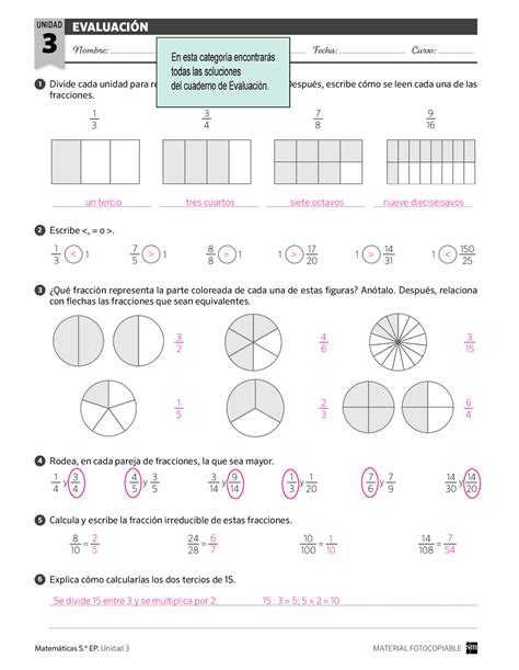 Examenes 5 Primaria Matematicas 2