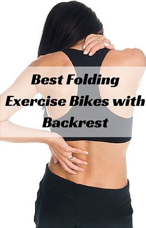 Best Folding Exercise Bikes With Backrest • Indoors Fitness