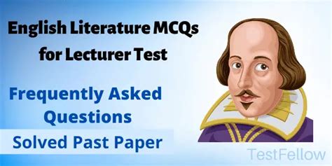 English Literature Mcqs For Lecturer Test Ppsc Fpsc Testfellow