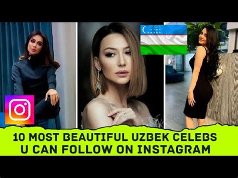 10 Most Beautiful Celebs And Beauty Of Uzbekistan - YouTube