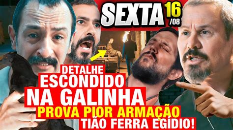 RENASCER Capítulo de hoje 16 08 SEXTA Resumo Completo da Novela