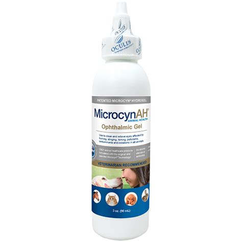Microcyn Ophthalmic Gel МИКРОЦИН гель для глаз всех видов животных ...