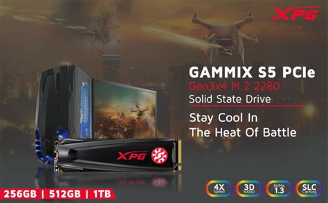 Amazon.in: Buy XPG GAMMIX S5 256 GB PCIe Gen3x4 M.2 2280 Solid State ...