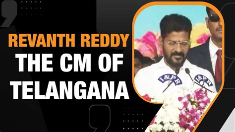 Telangana Cm Oath Ceremony Revanth Reddy Sworn In As First Congress Cm