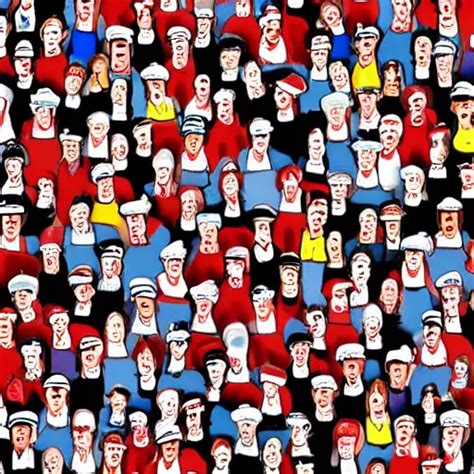 A Where S Waldo Picture Where Everyone Is Waldo Stable Diffusion