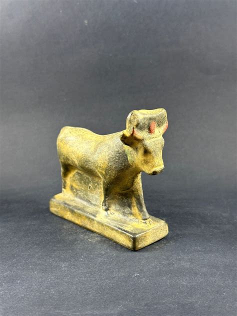 Egyptian Goddess Hathor Hathor Face With Cow Shape Hand Carved Hathor