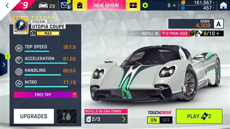 Asphalt Legends Pagani Utopia Coupe Youtube