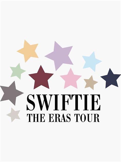 Swiftie Eras Tour Taylor Swift Tour Sticker For Sale By Mk788 In