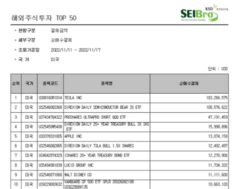 미국주식톱픽 서학개미 4주 연속 테슬라 집중 매수 네이트 뉴스