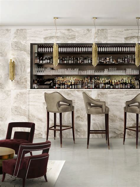 Modern Bar Interior Design That Awes With Neutral Tones - Home's Society