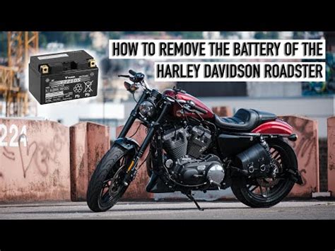 Harley Davidson Sportster Roadster Battery Removal Tutorial Youtube