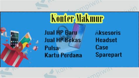 Contoh Banner Counter Hp