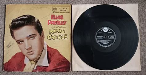 ELVIS PRESLEY KING Creole Original Uk Rca 12 Vinyle Lp EUR 3 48