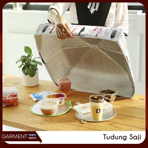 Promo Tudung Saji Kotak Lipat Penutup Makanan Sayur Aluminium Foil