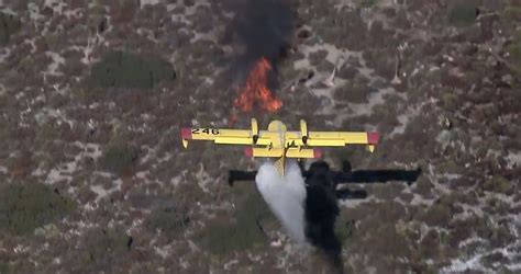 The epic piloting of this water-bomber plane has drawn world wide attention