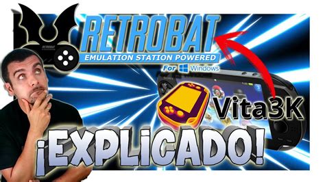 PSVita en Retrobat Tutorial paso a paso de instalación de VITA3K en