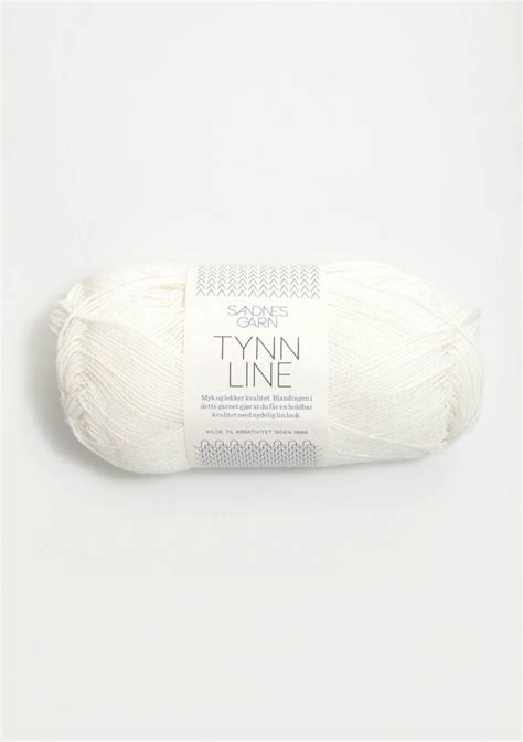 Пряжа Sandnes Garn Tynn Line 1002 белый – купить по низкой цене ...