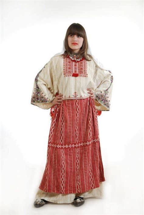 Albanian folk costumes (veshje popullore shqiptare). Woman's dress from ...