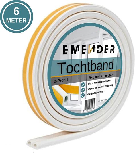 Emender Tochtstrip 6 Meter Zelfklevend Energiebesparing Voor