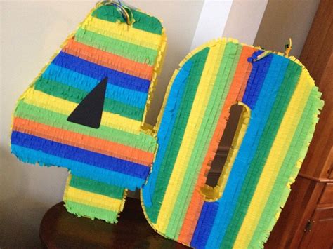 40 Large Number Pinatas Custom Pinata Any Number Pinata Etsy