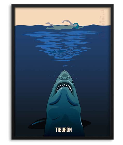 Póster Tiburón Jaws De Spielberg Papermint