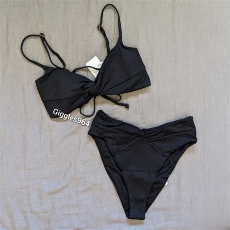 L Space Swim Lspace Ringo Nancy Lee Bikini Set Black Poshmark