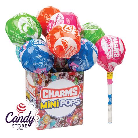 Charms Mini Mega Pops Lollipops 10ct