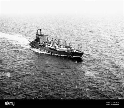 A Starboard Beam View Of The Fleet Oiler Uss Willamette Ao 180