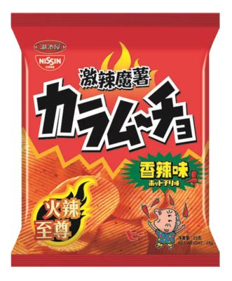 Nissin Koikeya Foods Karamucho Hot Chilli Flavour Potato Chips G