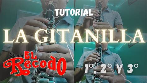 La Gitanilla Banda El Recodo TUTORIAL Para CLARINETES YouTube