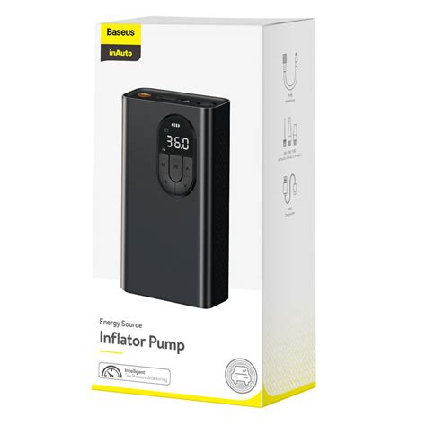 Автомобильный компрессор BASEUS Energy Source Inflator Pump ...