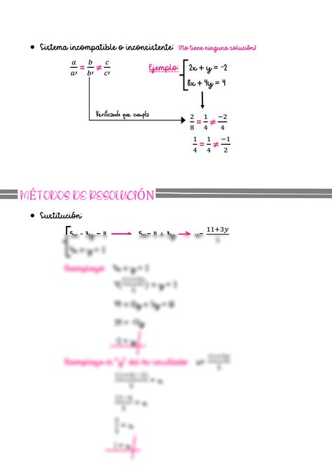 SOLUTION Sistema De Dos Ecuaciones Con Dos Inc Gnitas Apunte Con