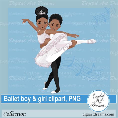 African Ballet Dancer Clipart Images PNG – Digital Art Dreams