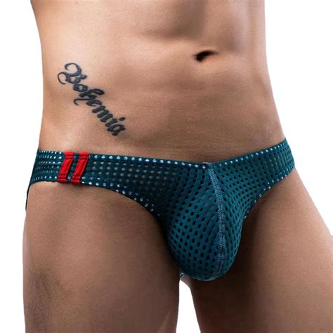 Ropa Interior Gay Para Hombre Bragas De Malla Transpirable En Forma De U Sexy A La