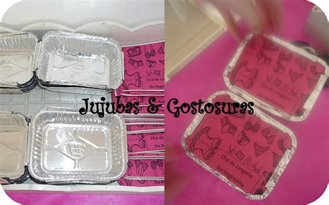 JUJUBAS GOSTOSURAS Marmitinha Chá de Lingerie da Rê