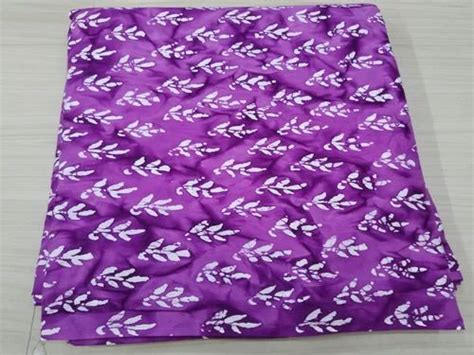 Gsm Batik Print Cotton Fabric At Rs Meter In Guntur Id