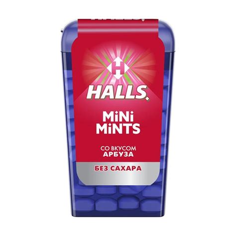 Леденцы, HALLS MINI MINTS, 12,5 г - купить в интернет-магазине Fix ...