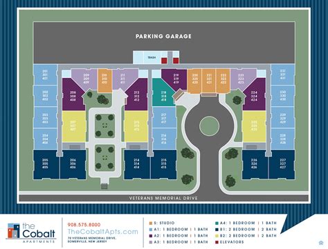 Site Map The Cobalt Apartments