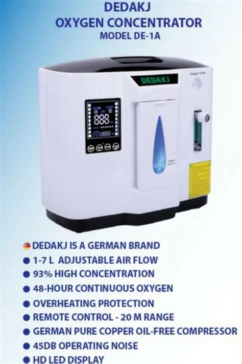 Dedakj Oxygen Concentrator at best price in Pune by Curetic Biotechs ...