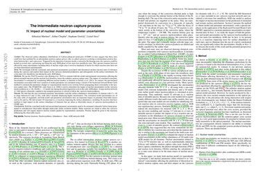 The intermediate neutron capture process: IV. Impact of nuclear model ...