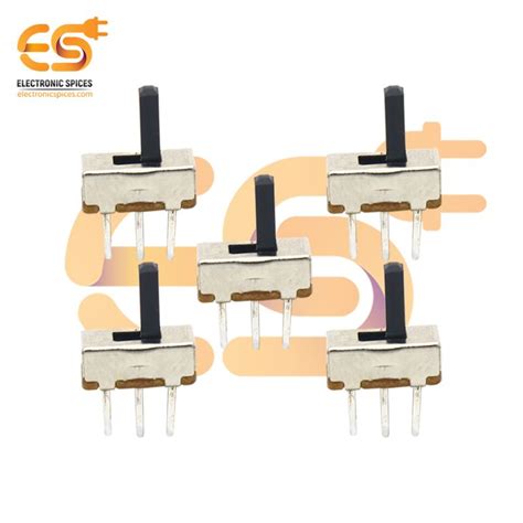 Buy Ss D A V Spdt Pin Metal Body Slide Switch Pack Of Pcs