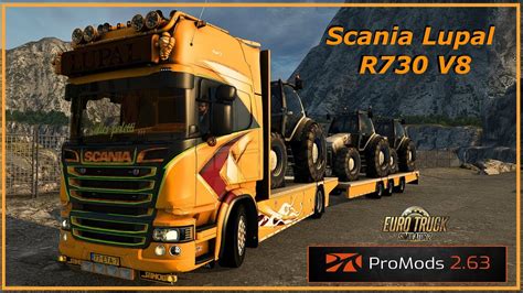 Rodando A Scania Lupal R V No Promods I Saindo Da Pedreira