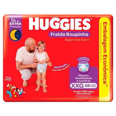 Fralda Huggies Roupinho Xxg Extra Extra