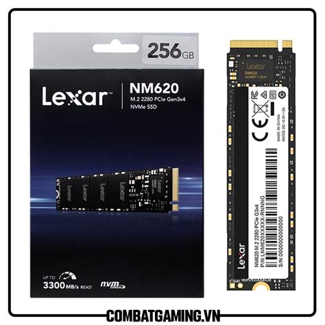 SSD Lexar NM620 256GB M 2 NVMe PCIe Gen 3 0 x4 Đọc 3300 MB s Ghi 3000